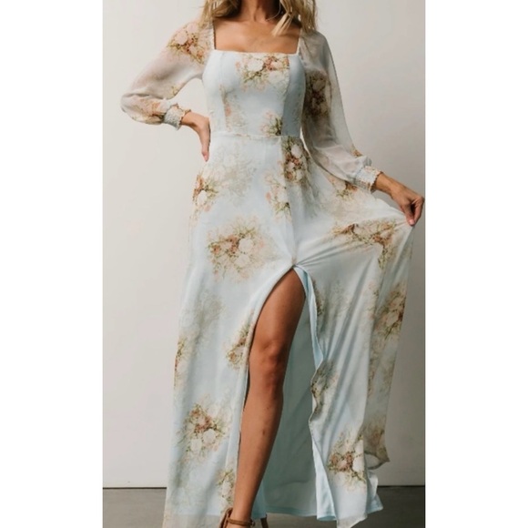 BALTIC BORN Giselle “Vintage Floral” Printed Dress - Picture 2 of 6